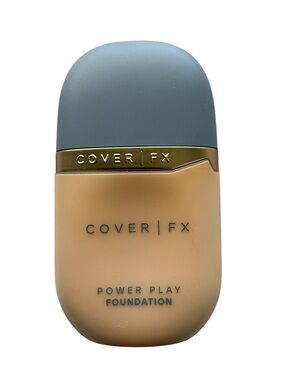 Cover FX Power Play Foundation | M4 Medium-Tan Full Coverage Matte 1.18 oz